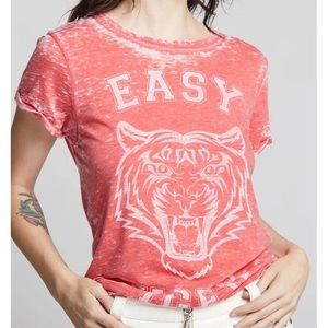LAST 2! Easy Tiger Burnout Graphic Tee